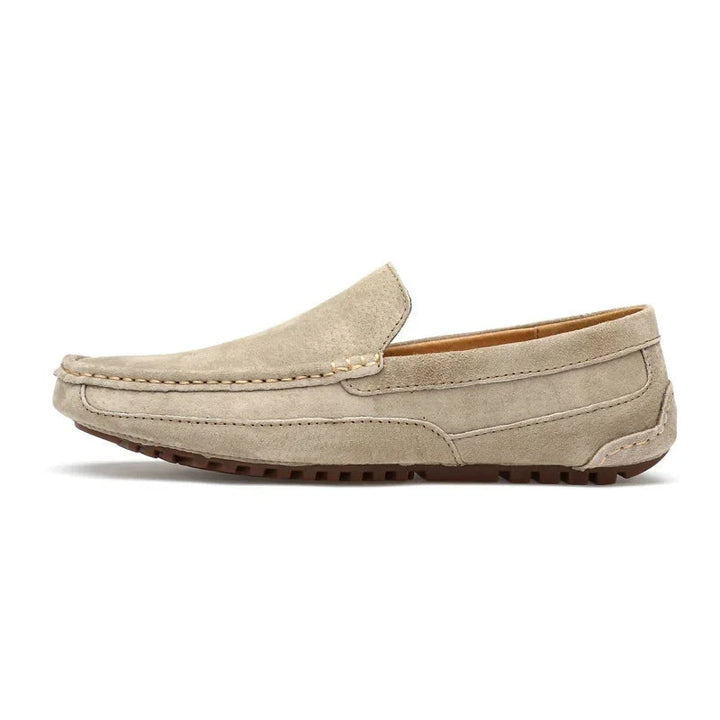 Mocasines elegantes de ante de primera calidad