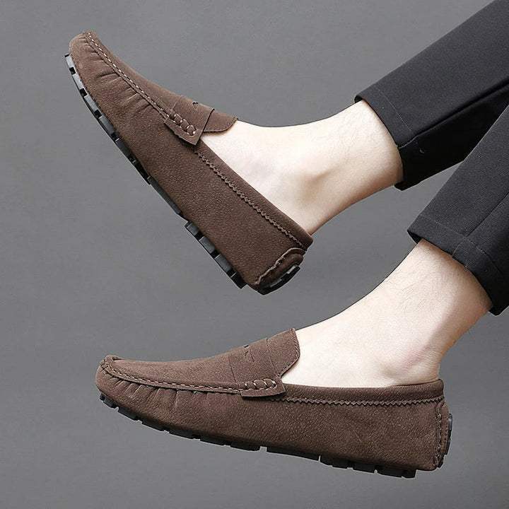 Mocasines de ante