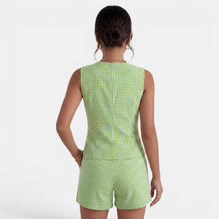 Conjunto Mujer Verano Cuadros