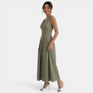 Vestido Midi Elegante Mujer