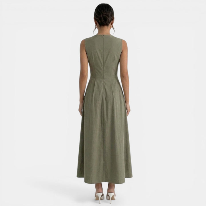 Vestido Midi Elegante Mujer