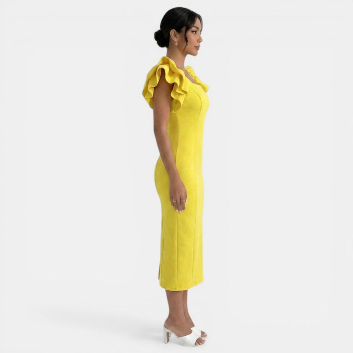 Vestido Midi Elegante Mujer
