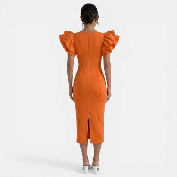Vestido Midi Elegante Mujer