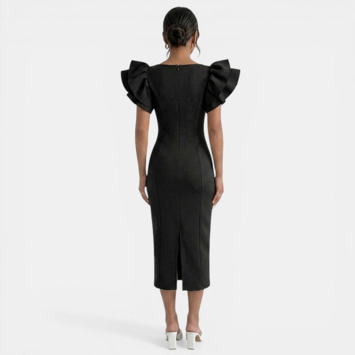 Vestido Midi Elegante Mujer