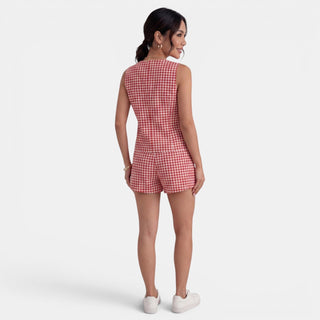 Conjunto Mujer Verano Cuadros