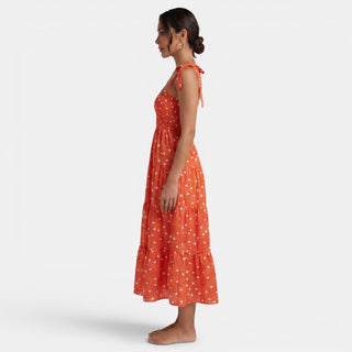 Vestido Midi Mujer Estampado Geométrico