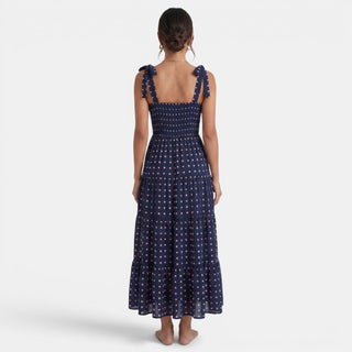 Vestido Midi Mujer Estampado Geométrico