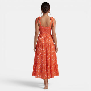 Vestido Midi Mujer Estampado Geométrico