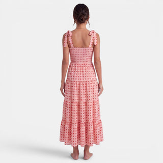 Vestido Midi Mujer Estampado Geométrico