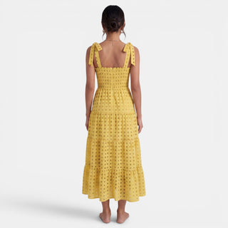 Vestido Midi Mujer Estampado Geométrico