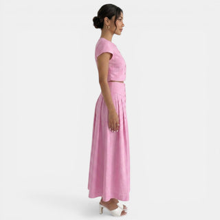 Vestido Maxi Elegante Dos Piezas