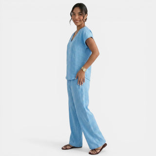 Conjunto Lino Verano Pantalón Mujer