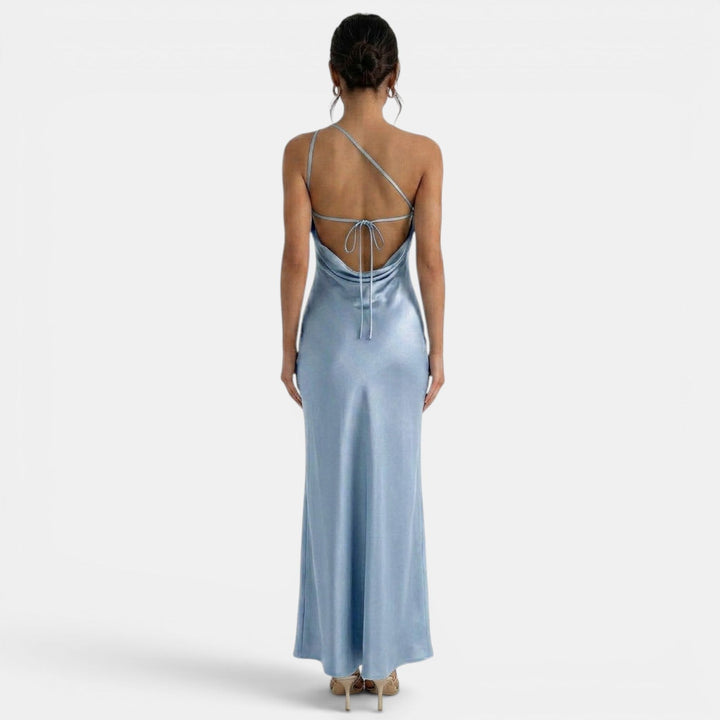 Vestido Largo Encaje Espalda Abierta