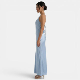 Vestido Largo Encaje Espalda Abierta