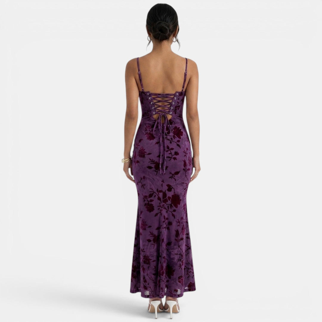 Vestido Largo Floral Mujer