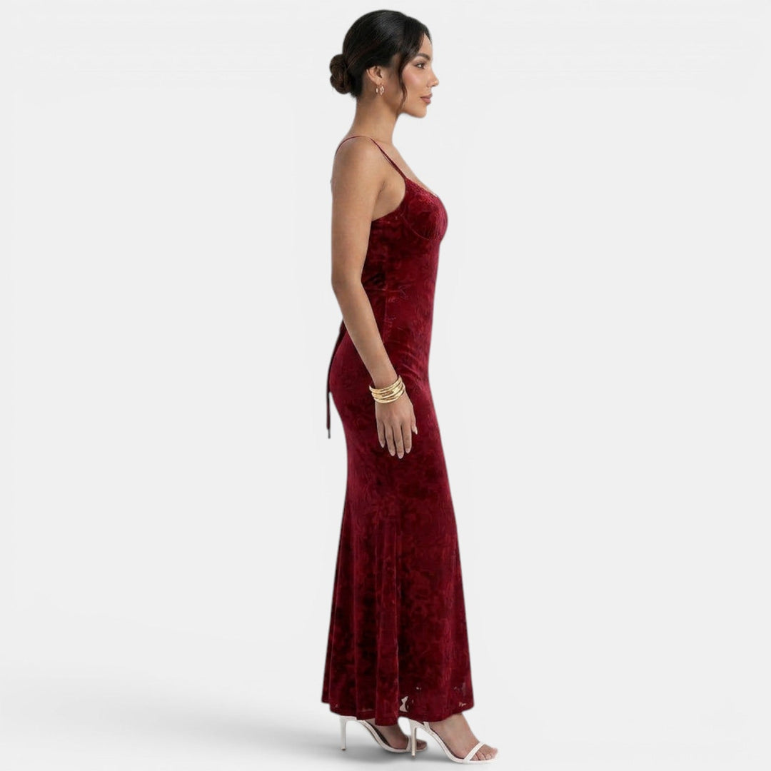 Vestido Largo Floral Mujer