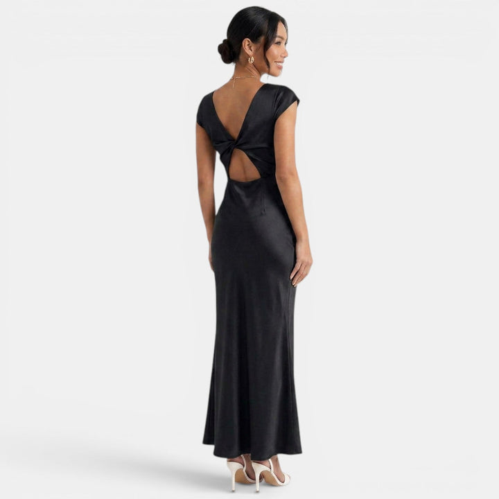 Guest Dress V Neck Long