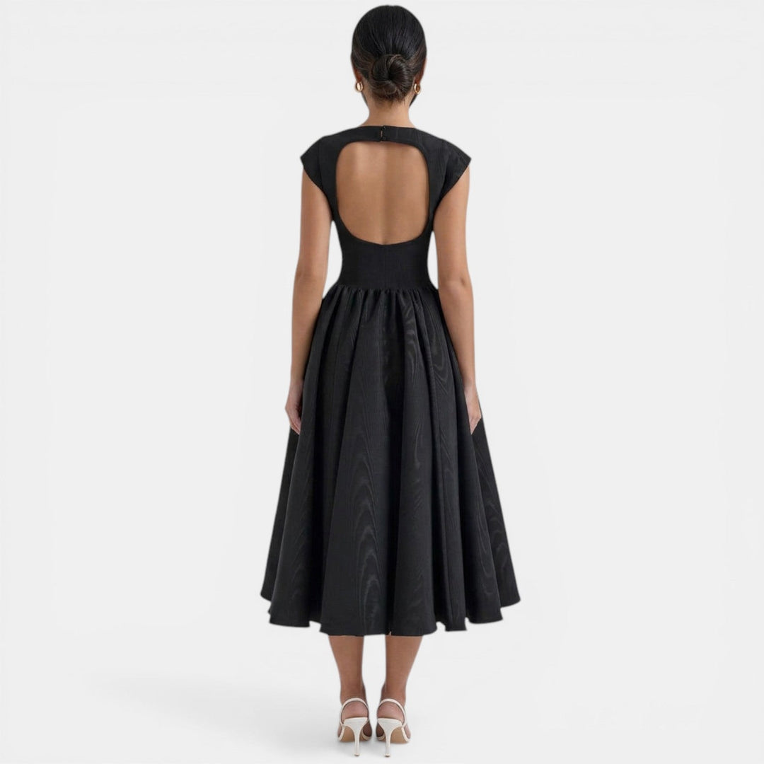 Vestido Midi Mujer Elegante