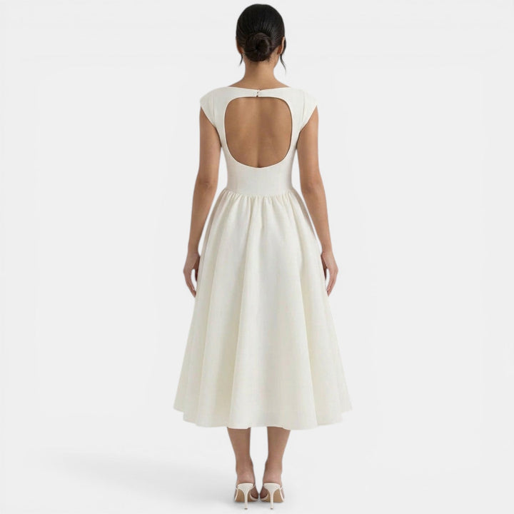 Vestido Midi Mujer Elegante