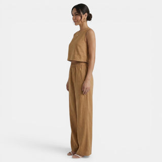 Conjunto Verano Mujer sin Mangas y Pantalón Holgado
