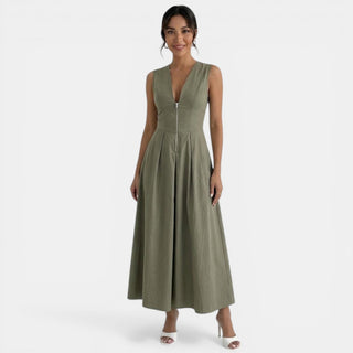 Vestido Midi Elegante Mujer