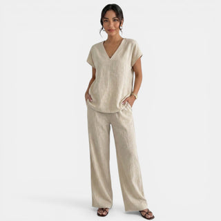 Conjunto Lino Verano Pantalón Mujer