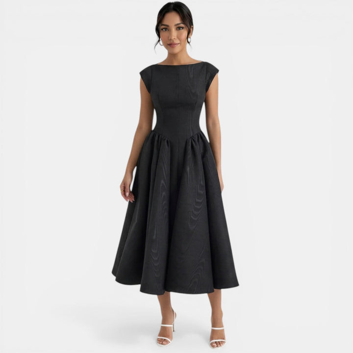 Vestido Midi Mujer Elegante