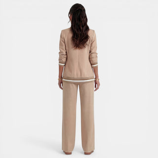 Conjunto Mujer Blazer y Pantalón Ancho