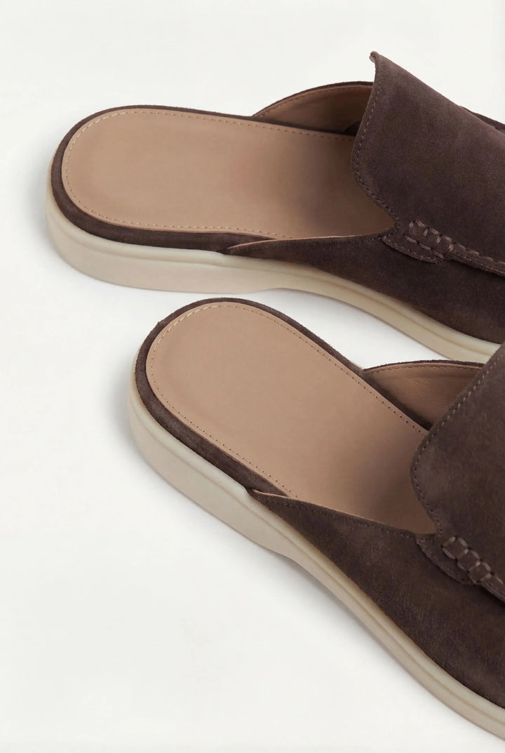 Brown Suede Moccasins for Yacht