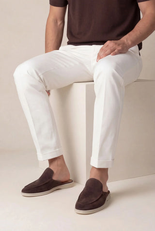 Brown Suede Moccasins for Yacht