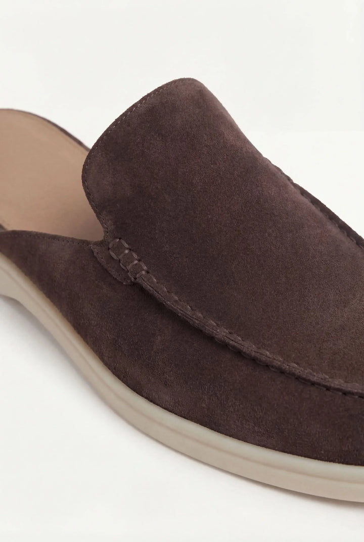 Brown Suede Moccasins for Yacht