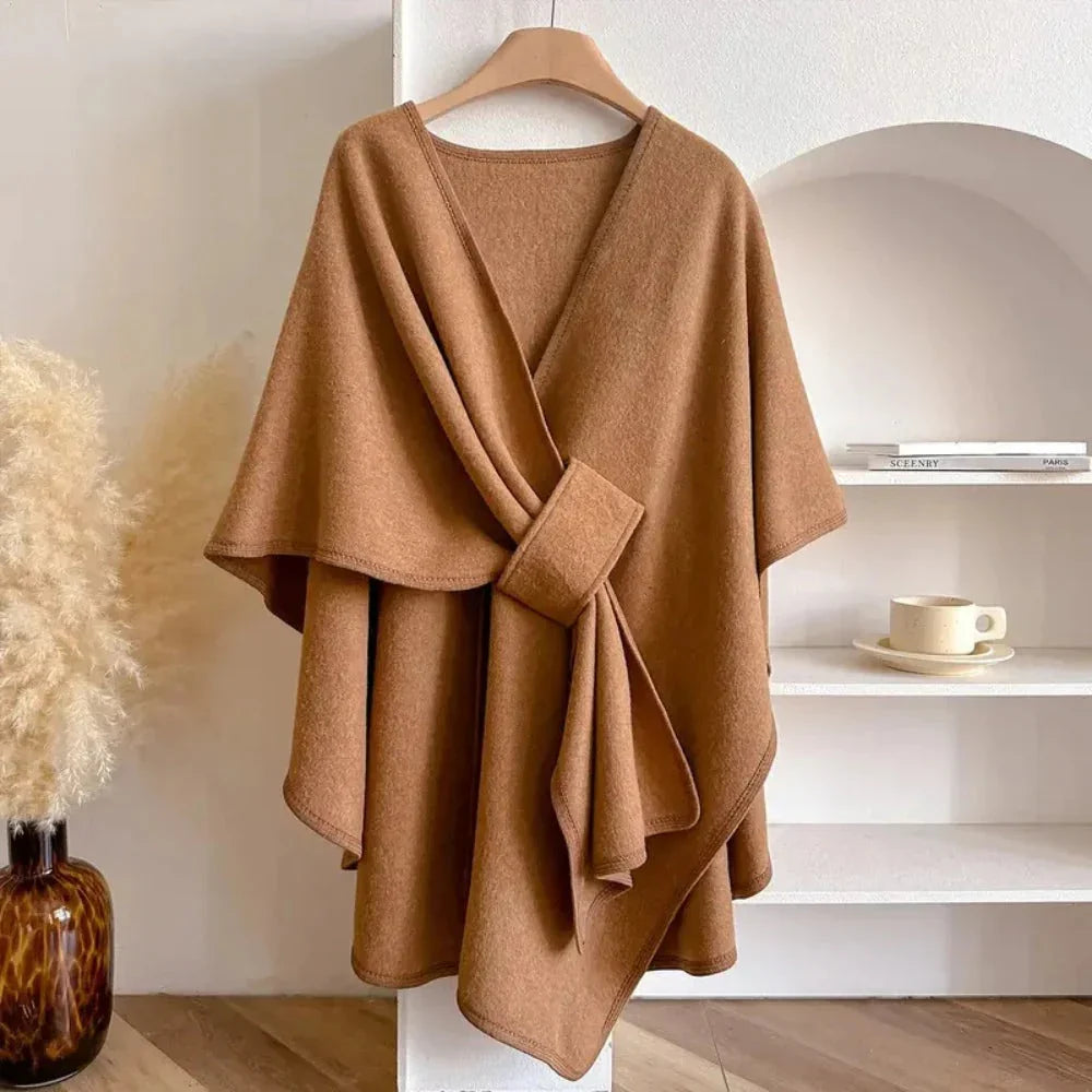 Olea - Elegant poncho scarf