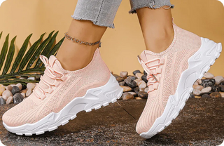 Zapatillas cómodas y transpirables