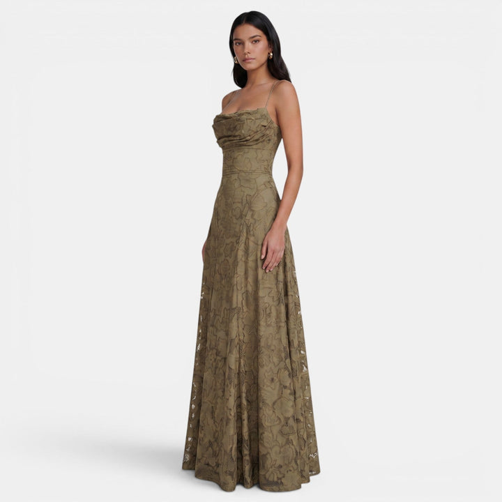 Vestido Mujer Ajustado Sin Espalda con Lazos