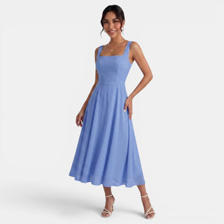 Vestido Midi Verano Elegante Mujer