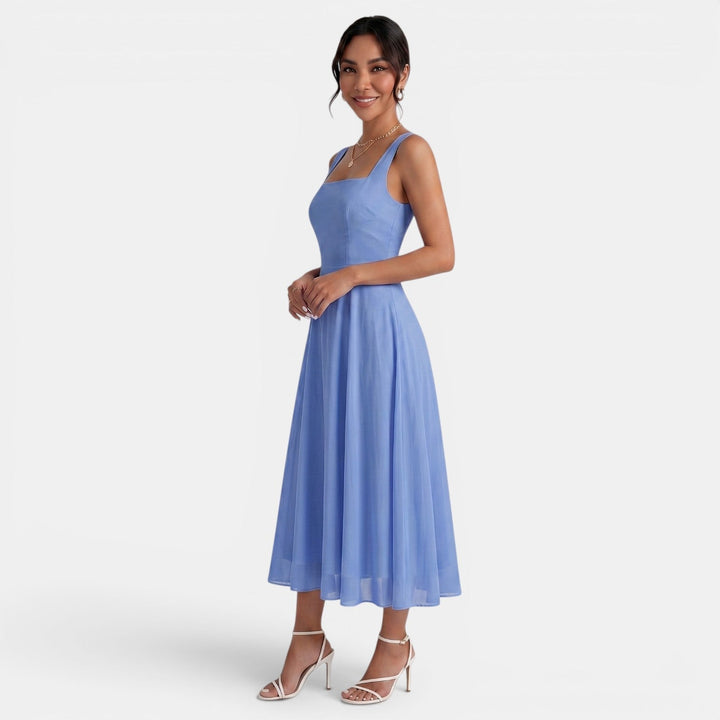 Vestido Midi Verano Elegante Mujer