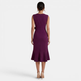 Vestido Midi Mujer Entallado Elegante