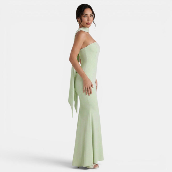 Vestido Largo Mujer Fiesta Halter