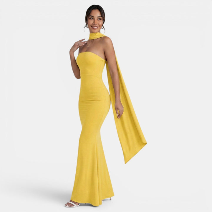 Vestido Largo Mujer Fiesta Halter