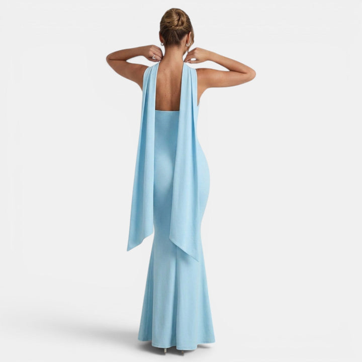 Vestido Largo Mujer Fiesta Halter