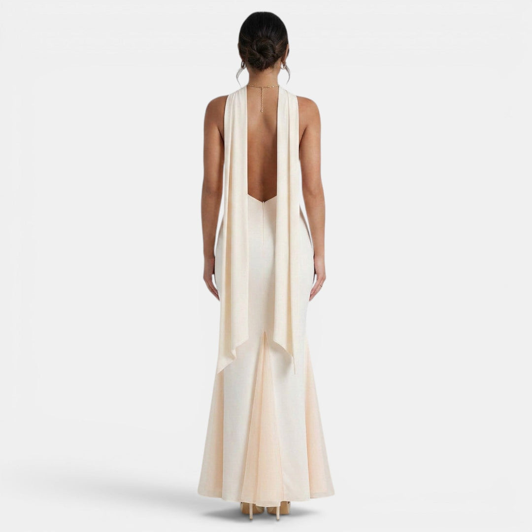 Vestido Largo Mujer Fiesta Halter