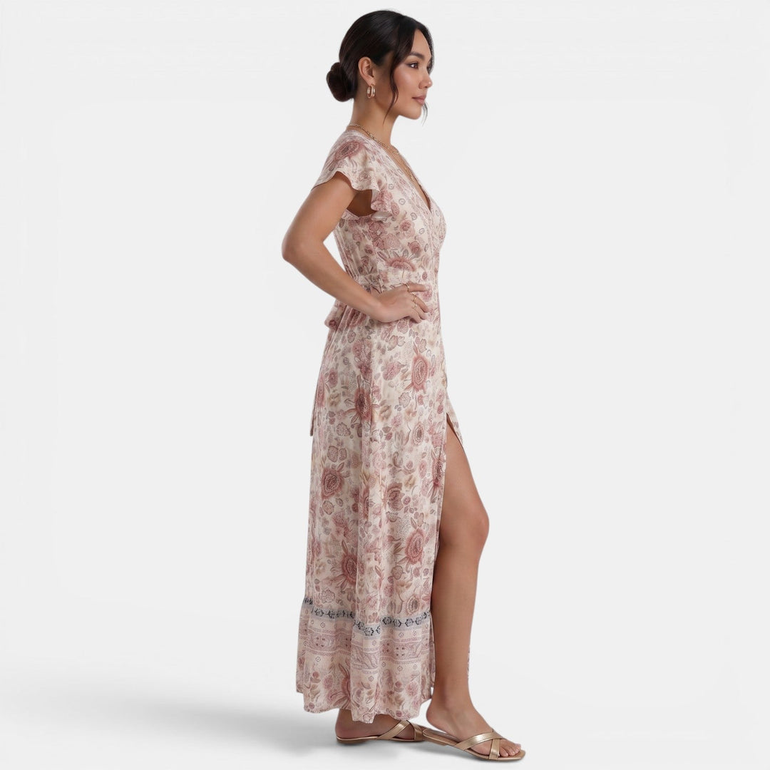 Vestido Largo Floral Mujer