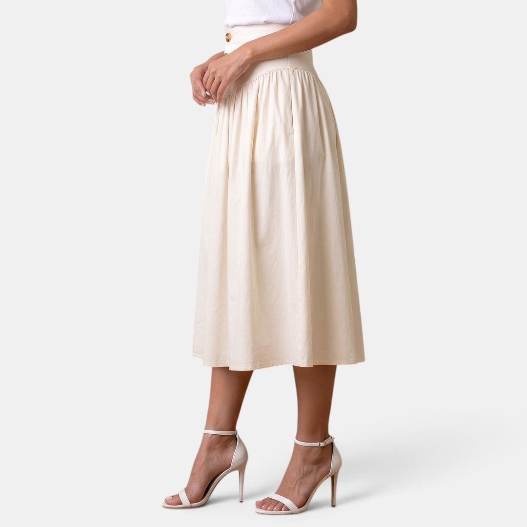 Falda Midi Mujer Línea A