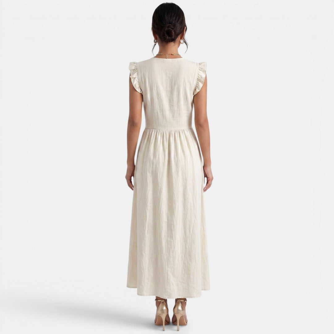 Vestido Largo Verano Mujer Volantes