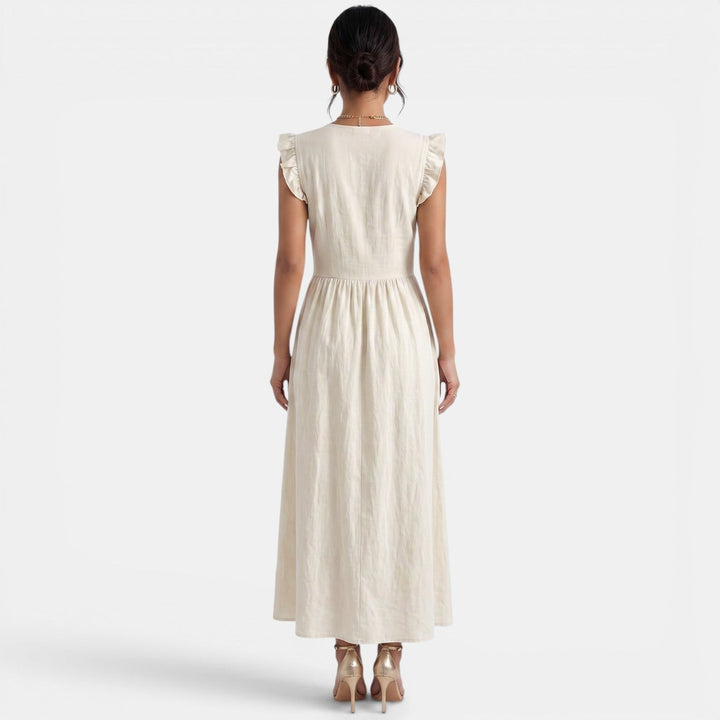 Vestido Largo Verano Mujer Volantes