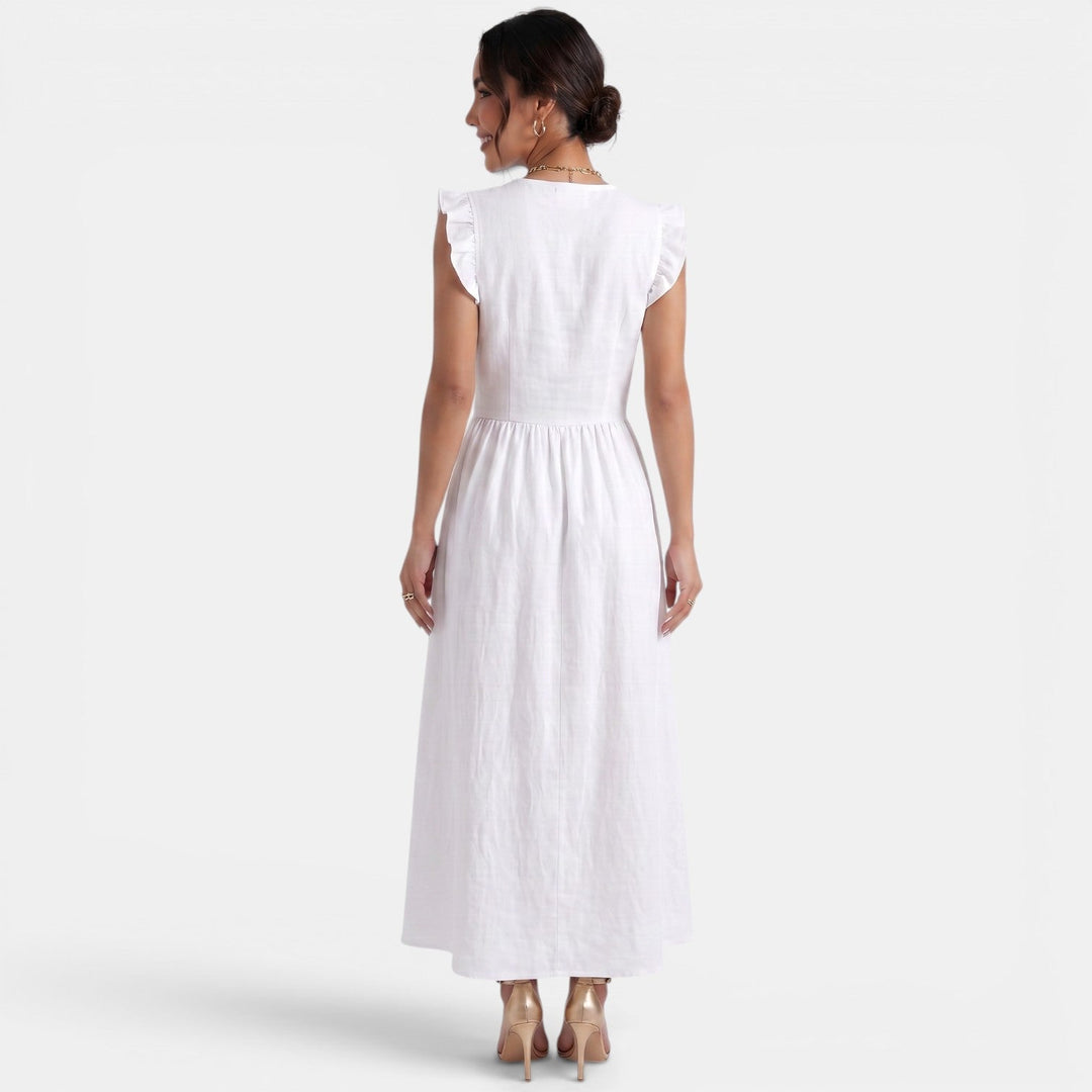 Vestido Largo Verano Mujer Volantes