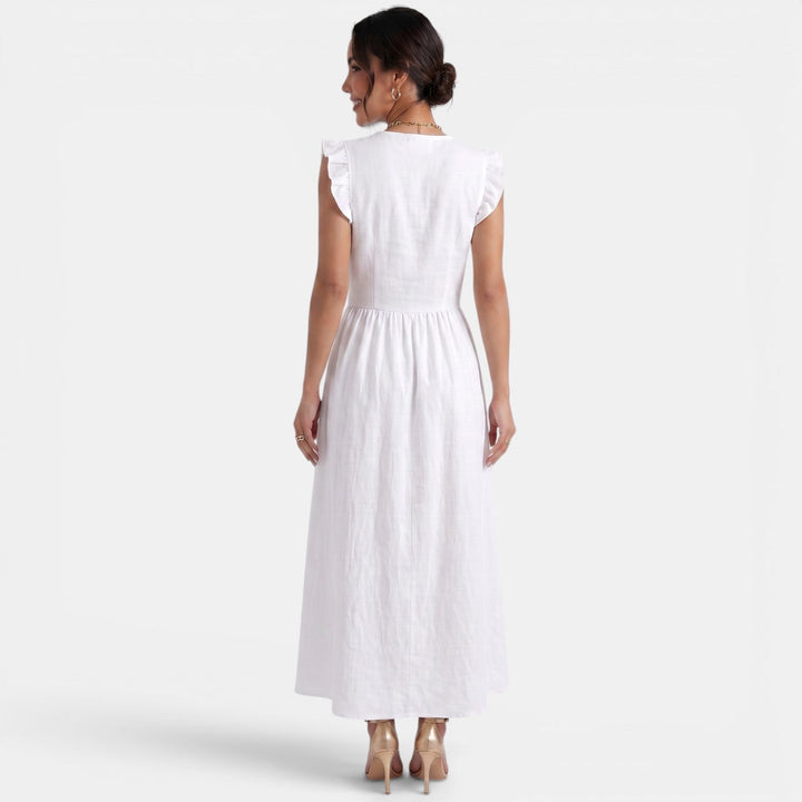 Vestido Largo Verano Mujer Volantes