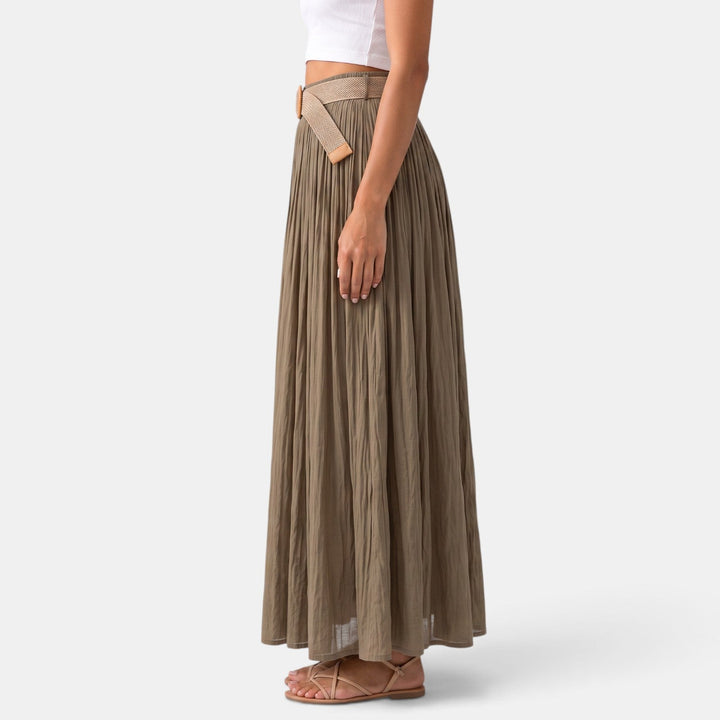 Falda Maxi Mujer Cintura Elástica
