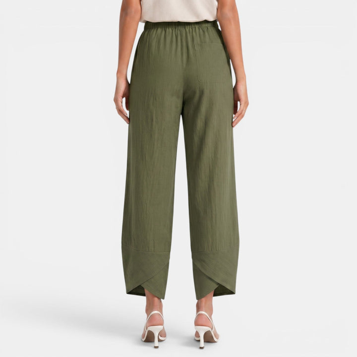 Pantalón Lino Mujer Ancho