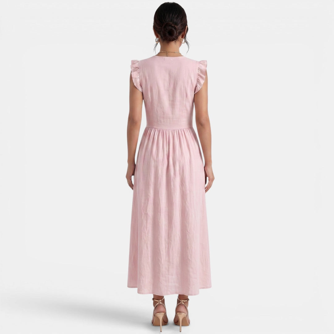 Vestido Largo Verano Mujer Volantes